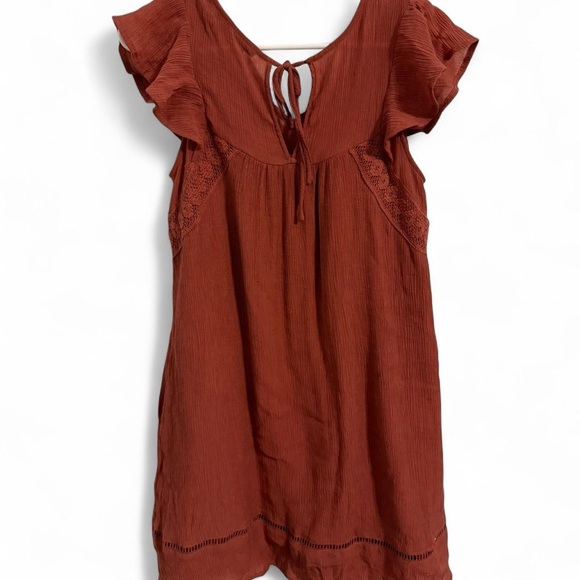 Fall Rust Mini Dress - Picture 4 of 5